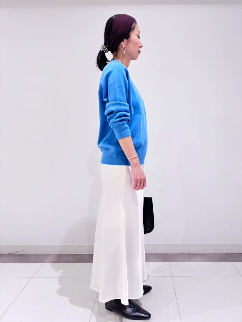 MIYAKAWAさんの「DRESSTERIOR｜◆【洗える/7色展開】ウォッシャブルコットンカシミヤニット」を使ったコーディネート