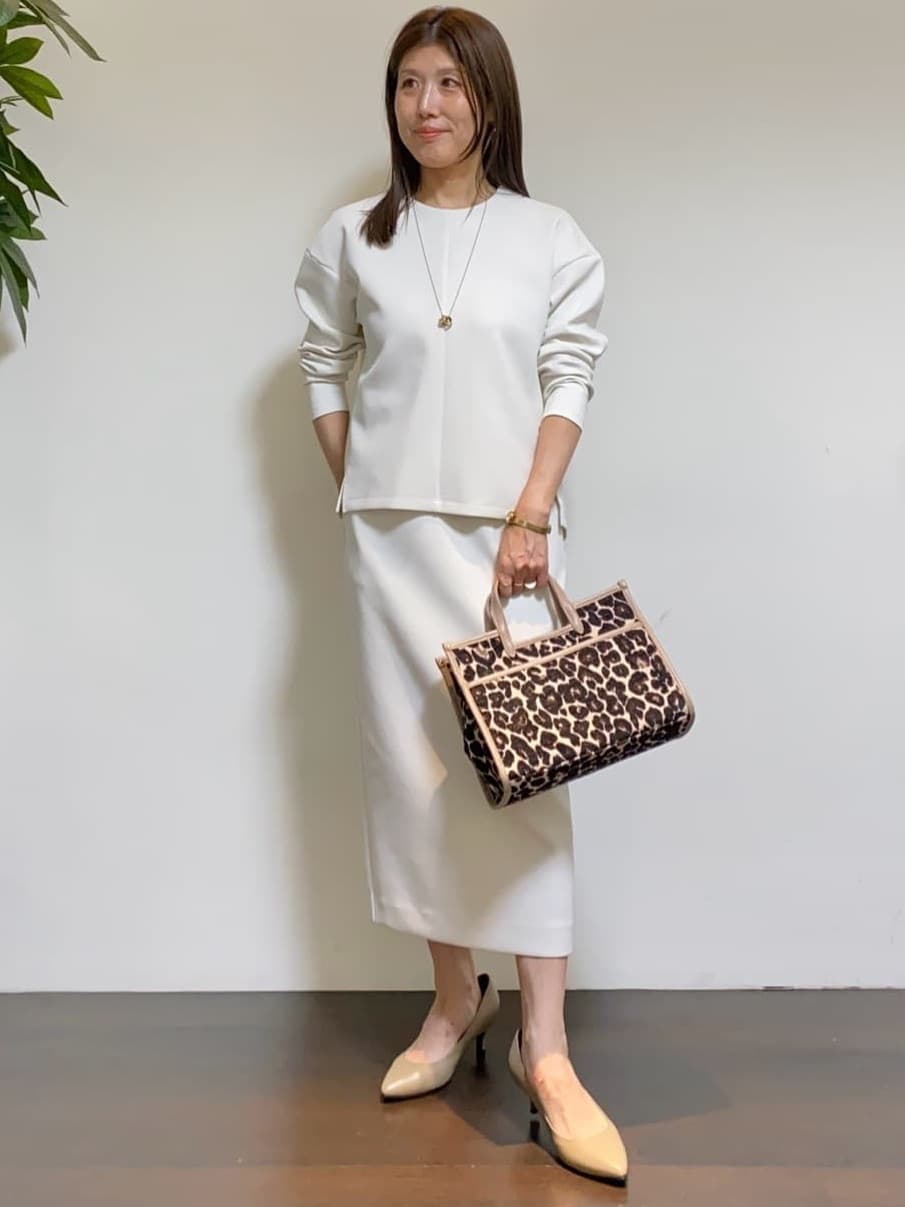 tomoさんの「UNTITLED｜【アンサンブル可/洗える】ウールミラノリブニット」を使ったコーディネート