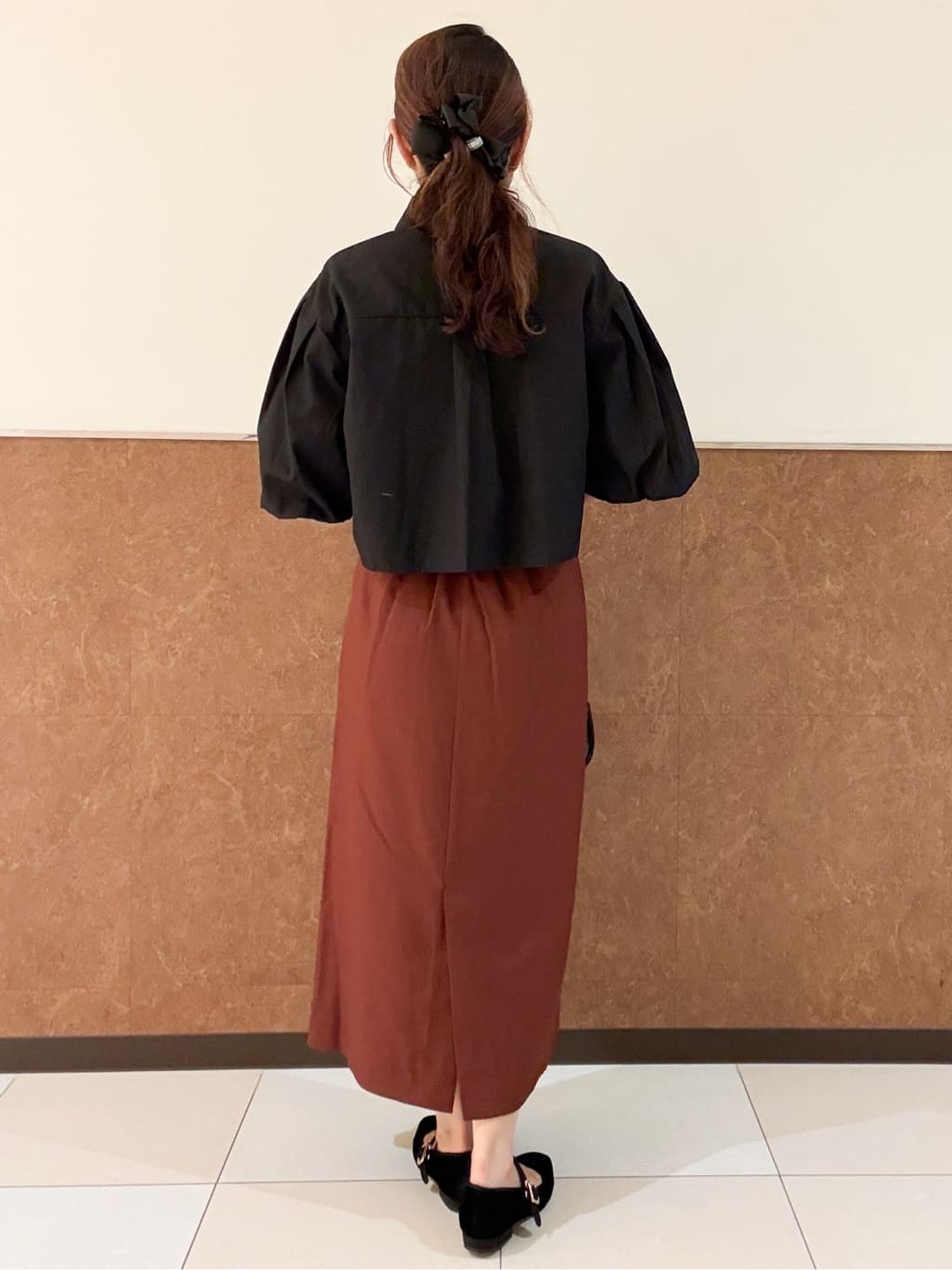 MAYUMIさんの「OPAQUE.CLIP｜バルーンスリーブシャツ【洗濯機洗い可】」を使ったコーディネート