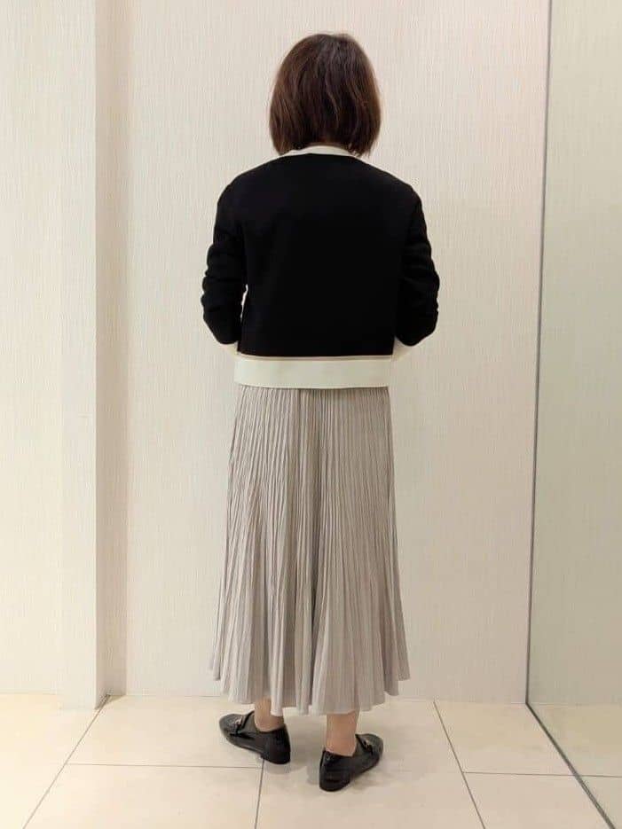 u-macoさんの「UNTITLED｜【アンサンブル可/洗える】ウールミラノリブニット」を使ったコーディネート