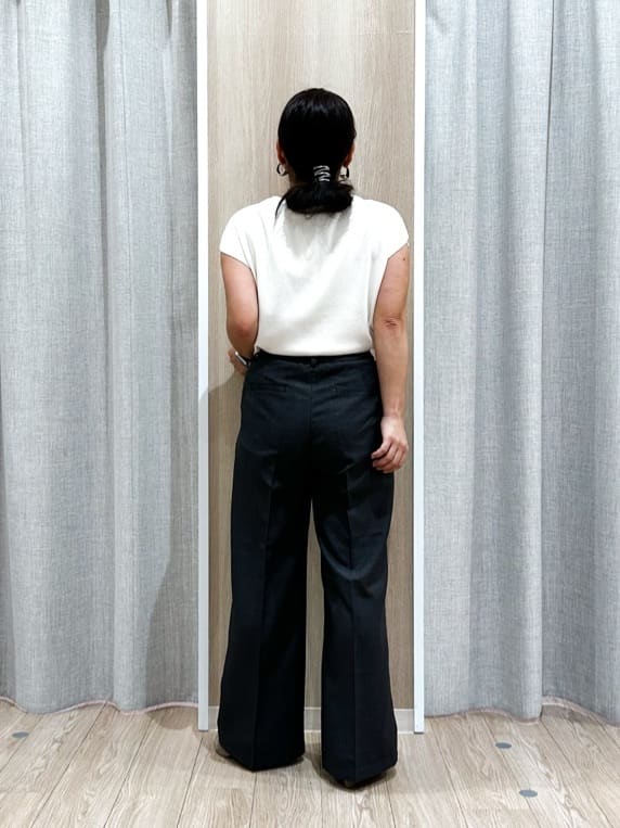 naoさんの「grove｜【カセット服】洗えるストレートワイドパンツ」を使ったコーディネート