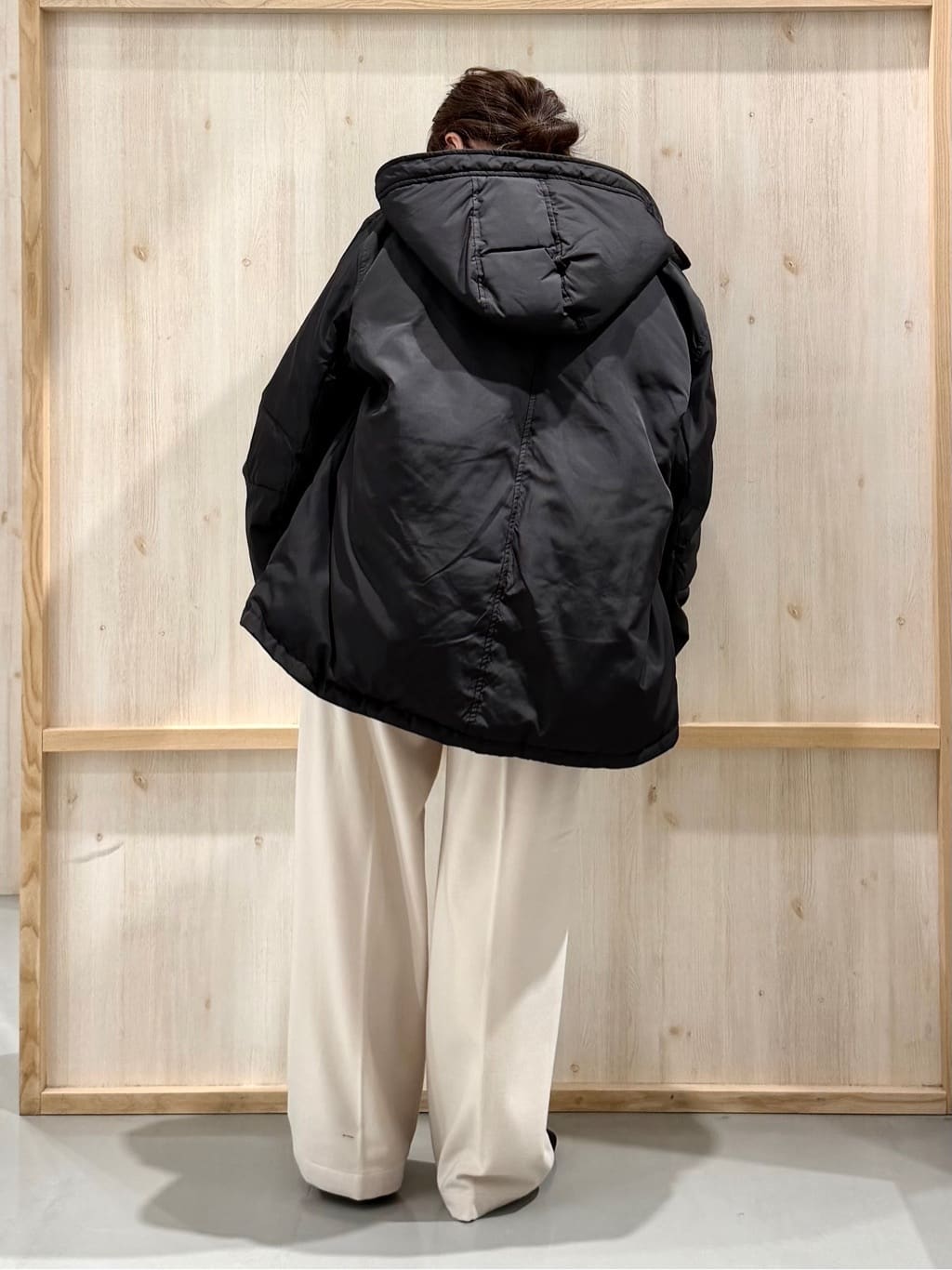 nanaさんの「THE SHOP TK｜【ぎゅっとされているような暖かさ】撥水中綿ブルゾン」を使ったコーディネート