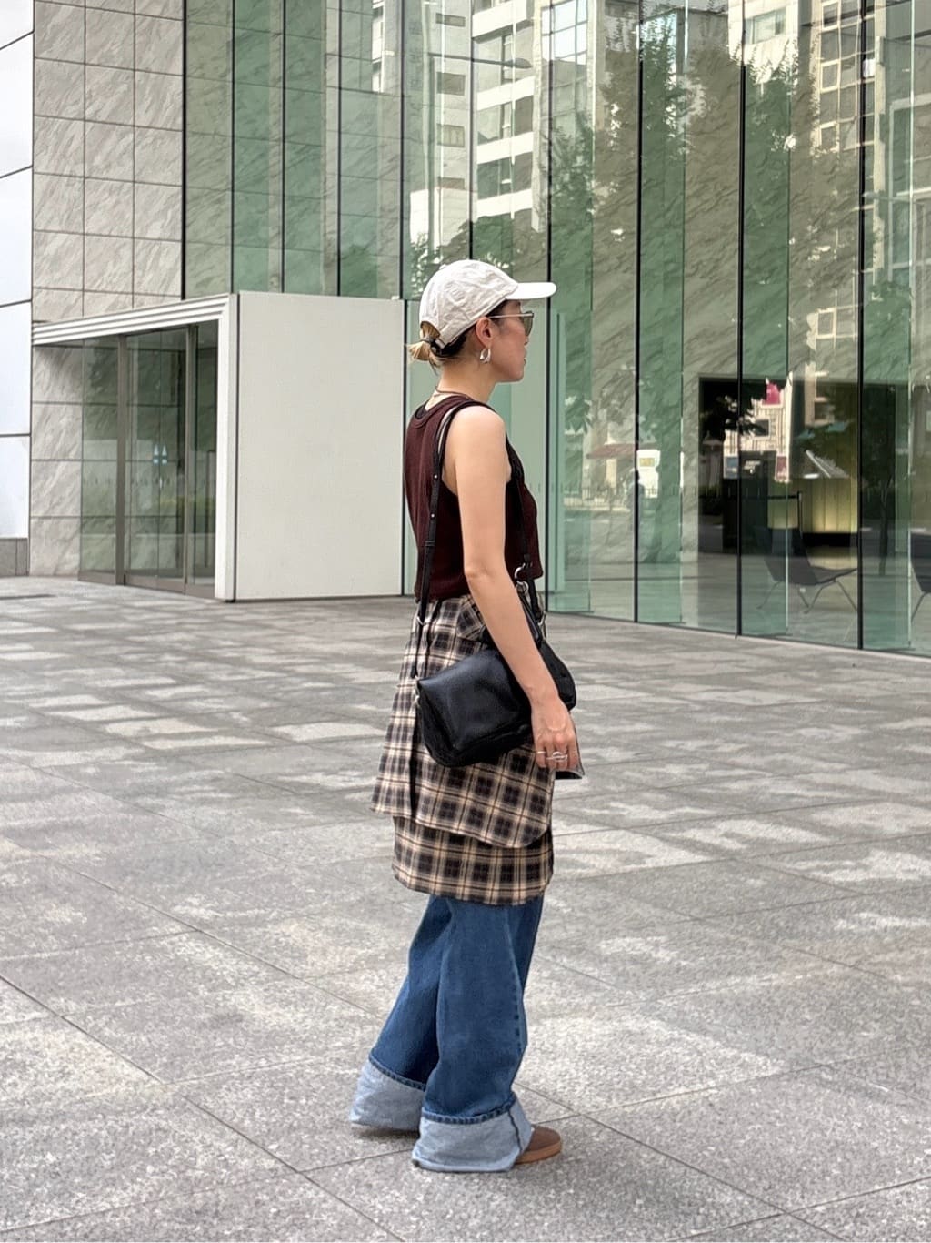 kotakiさんの「INDIVI｜タンクトップレイヤードワンピース」を使ったコーディネート