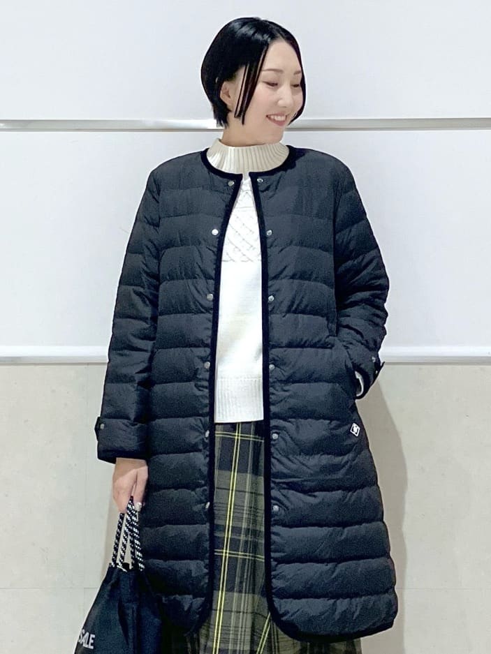 eriko さんの「Dessin｜【撥水・2WAY】ミュラーダウンコートロング丈」を使ったコーディネート