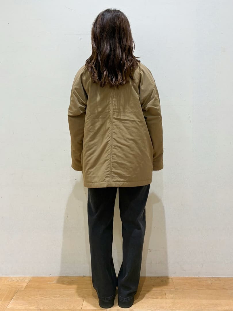 kurumiさんの「OPAQUE.CLIP｜《CLASSY掲載》ステンカラー中綿コート【洗濯機OK】」を使ったコーディネート