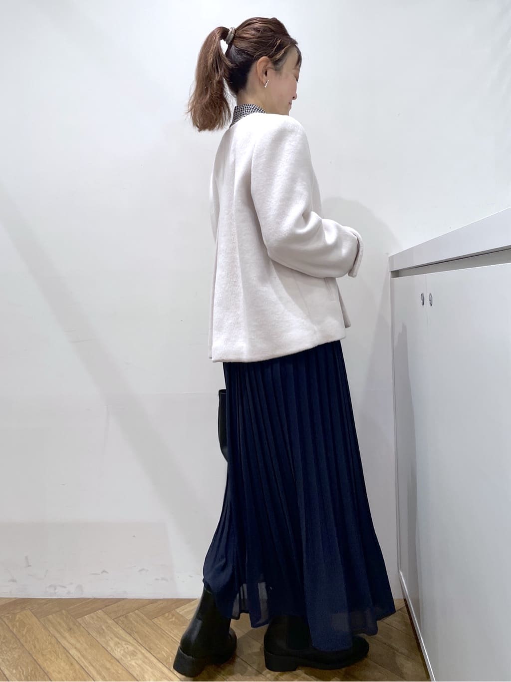 Junさんの「index｜アシンメトリーレイヤードボウタイブラウス【洗濯機OK／イージーアイロン／防シワ】《XS～3L》」を使ったコーディネート