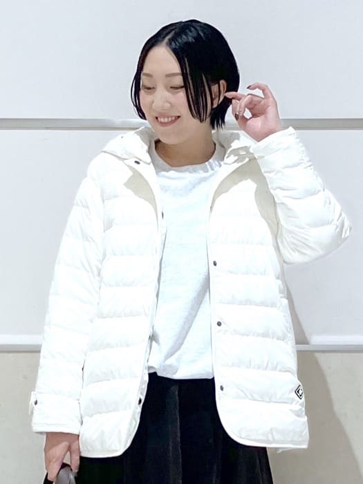 eriko さんの「Dessin｜【洗える】バルーンシルエットミニ裏毛プルオーバー」を使ったコーディネート