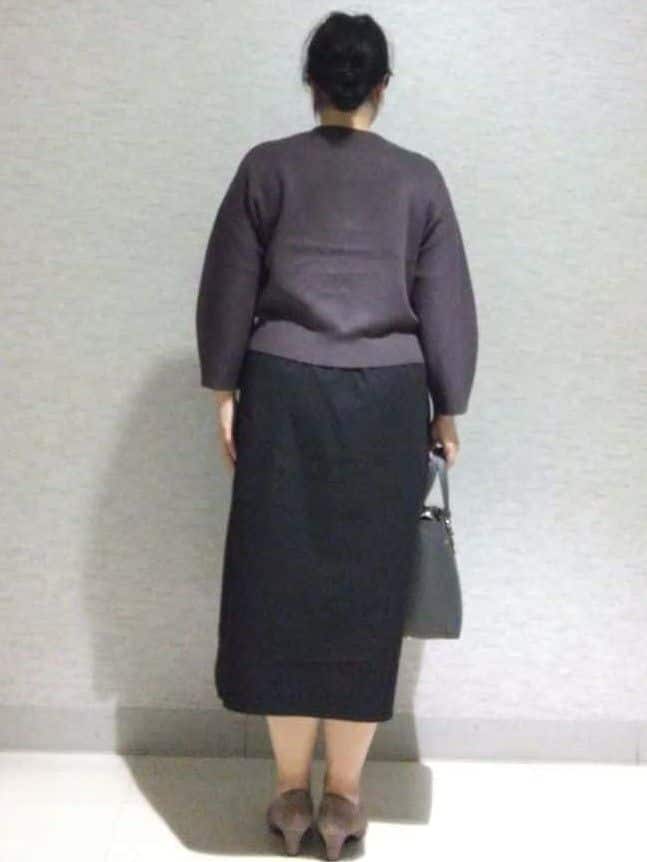 sakoさんの「Reflect｜【軽い羽織に◎／セットアップ可】パール調ボタン付きカーディガン」を使ったコーディネート