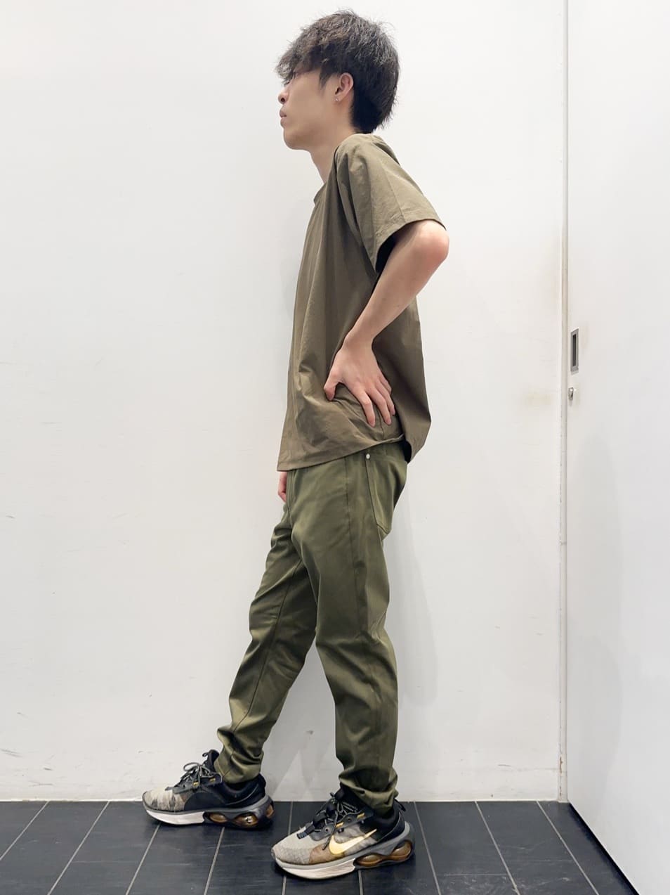ちびちゃんさんの「THE SHOP TK｜パーフェクテックリンクス半袖Tシャツ 【接触冷感／吸水速乾／UVカット／洗濯機OK】」を使ったコーディネート