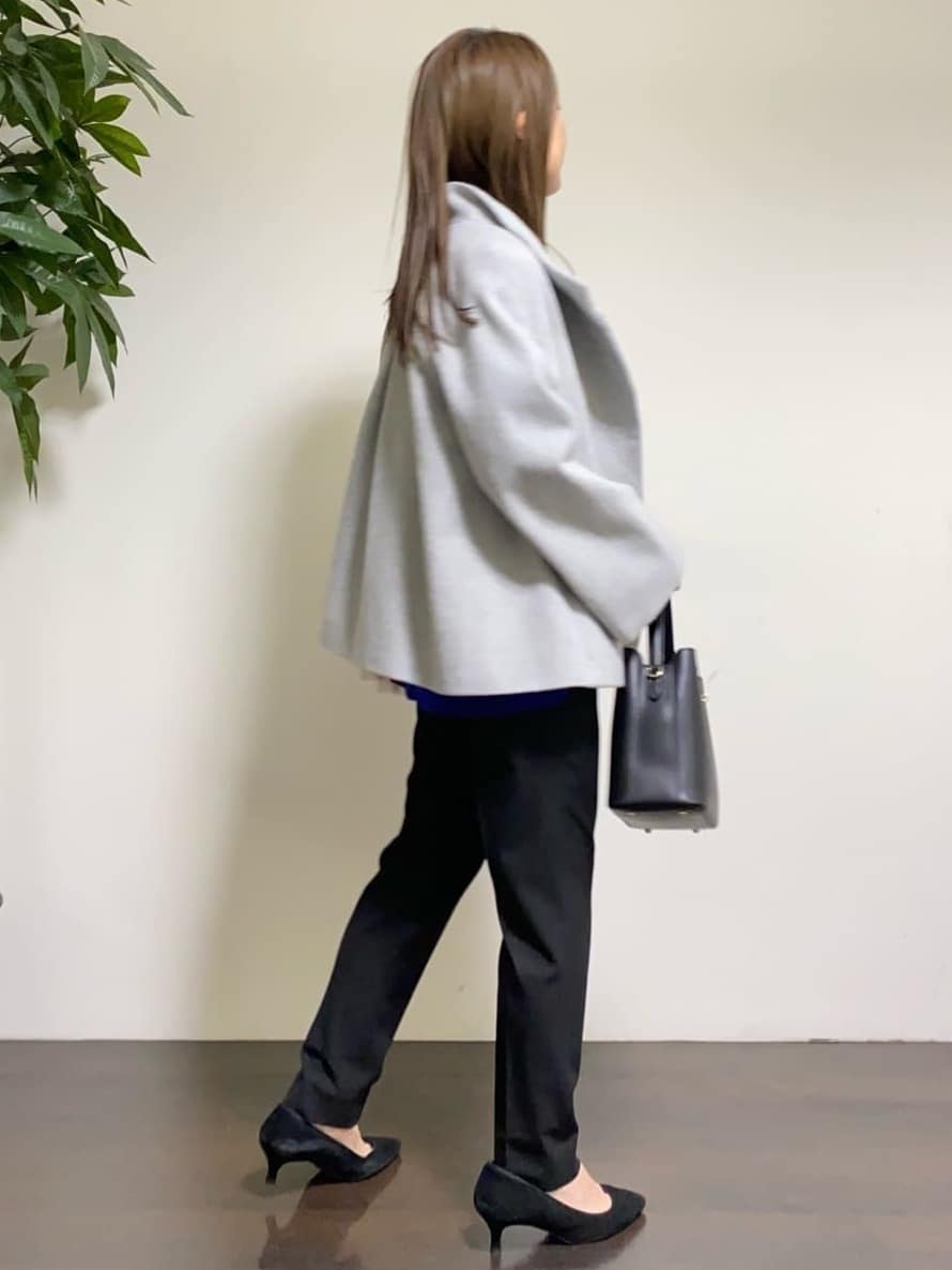 tomoさんの「UNTITLED｜【着回しが効く／オンオフアウター】ウールショートコート」を使ったコーディネート