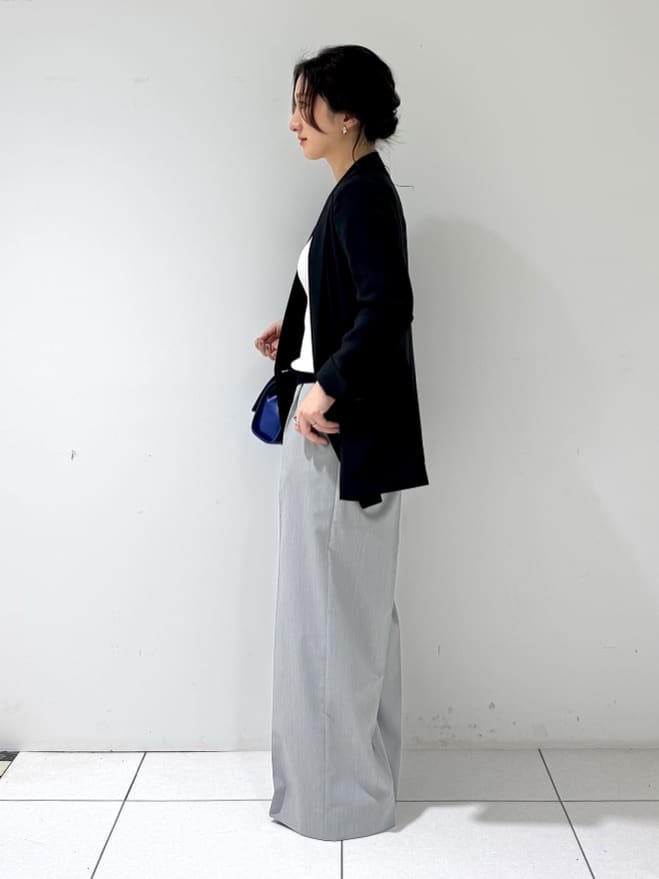 そんさんの「INDIVI｜【軽く羽織れる！】ダブルジャケット」を使ったコーディネート
