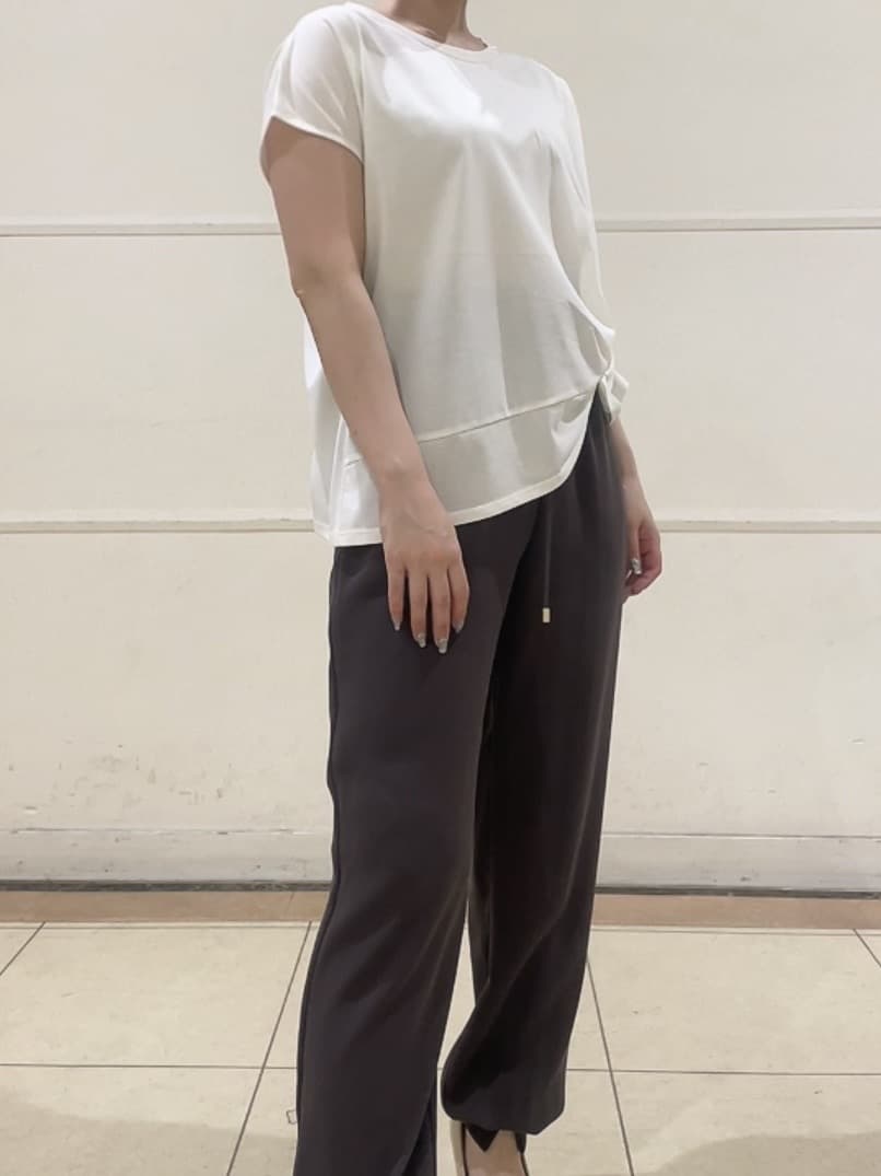 watanabeさんの「UNTITLED｜【洗える/Tシャツ】ツイストプルオーバー」を使ったコーディネート