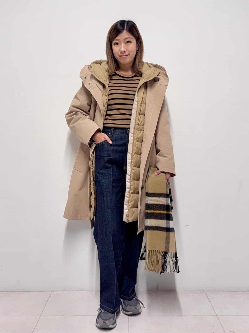 Nishijimaさんの「DRESSTERIOR｜◆【3WAY/撥水素材/インナー付/CLASSY.12月号掲載】3WAYダウンライナーコート」を使ったコーディネート