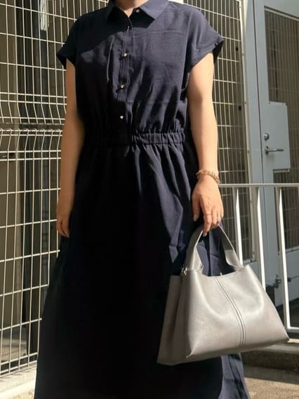 chさんの「THE SHOP TK｜サッカーワンピース【洗濯機OK/UVカット】」を使ったコーディネート