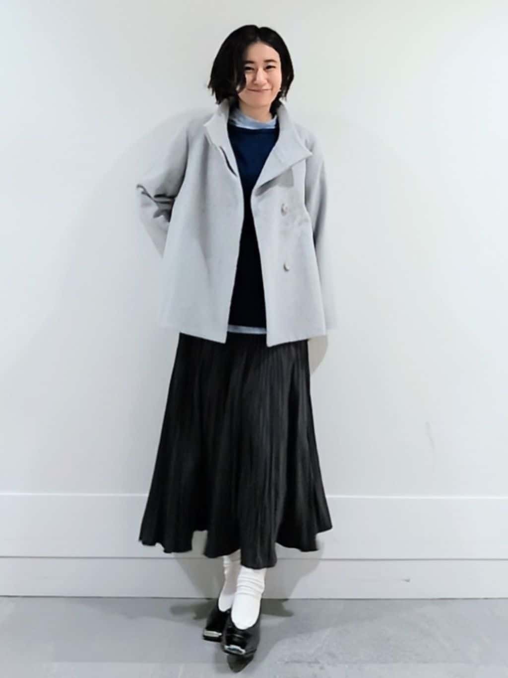 ミズタさんの「UNTITLED｜【8色展開/体型カバー】魅せるタイムレスニット」を使ったコーディネート