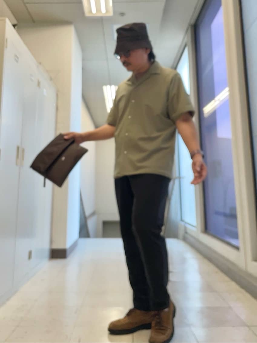 MAKOTO AIさんの「TAKEO KIKUCHI｜【COOL CITY WEAR】エアートール オープンカラーシャツ /接触冷感・通気性」を使ったコーディネート
