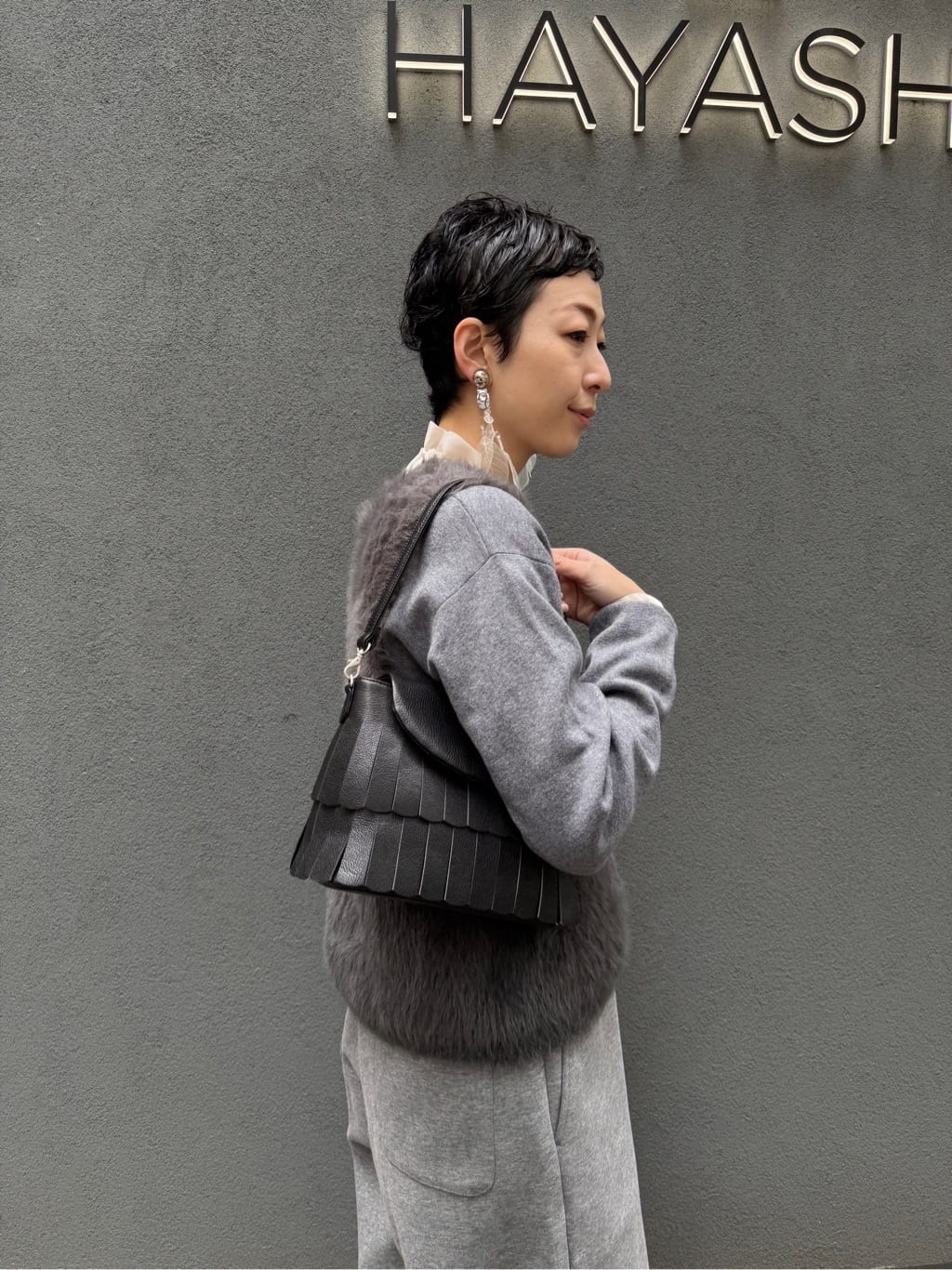 Kさんの「HIROKO HAYASHI｜FRANGIA（フランジャ）ショルダーバッグ」を使ったコーディネート