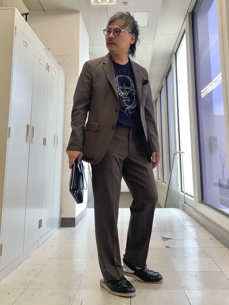 MAKOTO AIさんの「TAKEO KIKUCHI｜【COOL CITY WEAR】アーバンクール ジャケット /接触冷感・吸水速乾」を使ったコーディネート