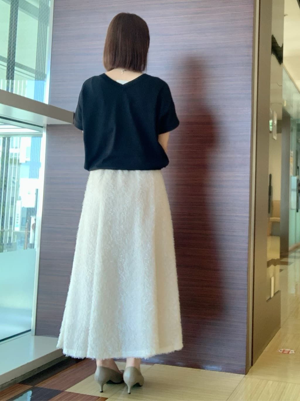 anaさんの「UNTITLED｜【洗える/前後2WAY】ネックプルオーバーニット」を使ったコーディネート