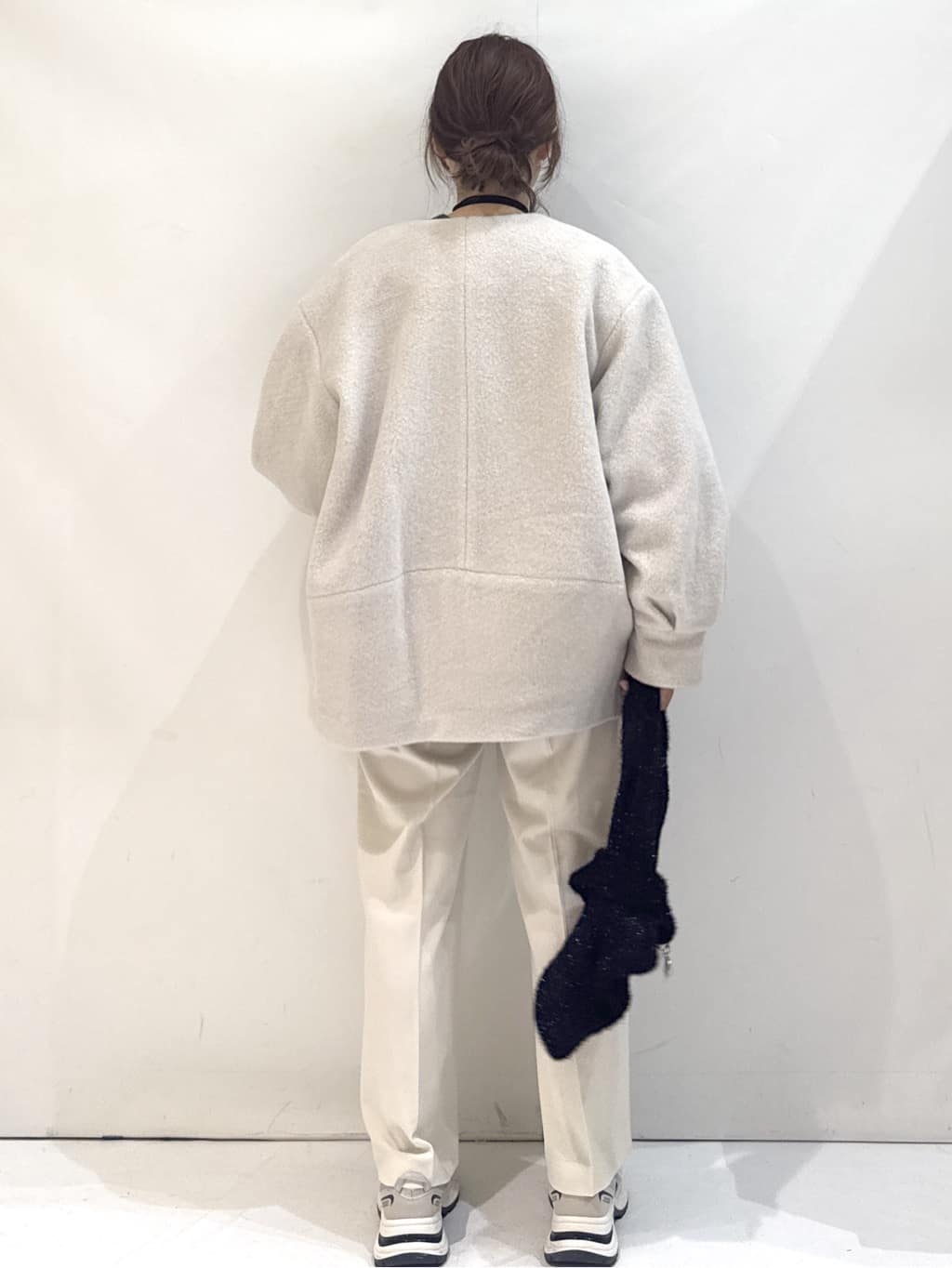 やすさんの「OPAQUE.CLIP｜ウォームタッチ イージーワイドパンツ【洗濯機洗OK／ストレッチ】≪SS～LL≫」を使ったコーディネート