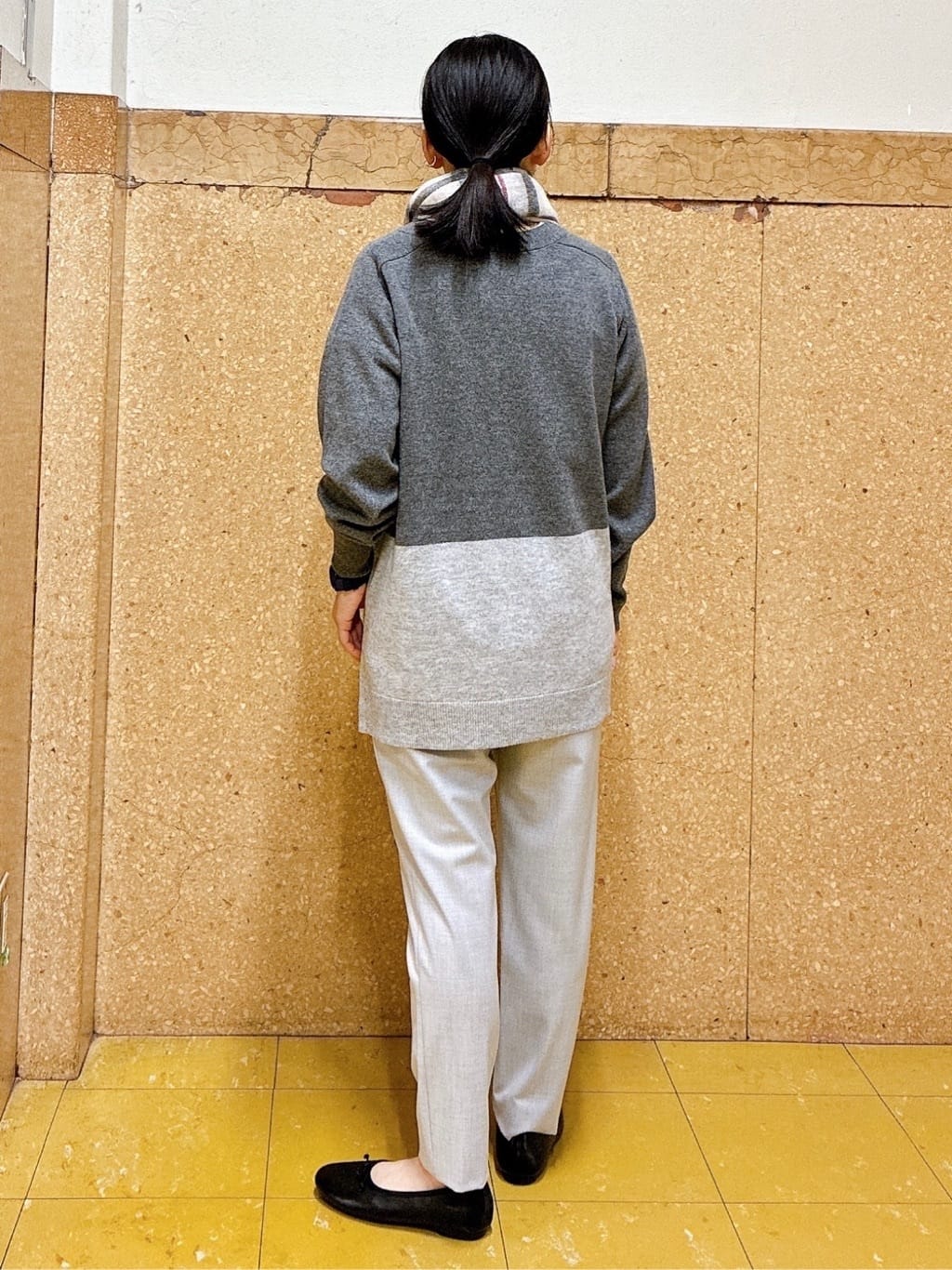 hattoriさんの「INDIVI｜【洗える／裏起毛】ストレッチウォームパンツ」を使ったコーディネート
