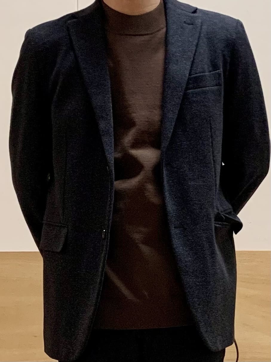 MATUさんの「THE SHOP TK｜尾州ホームスパンジャケット」を使ったコーディネート