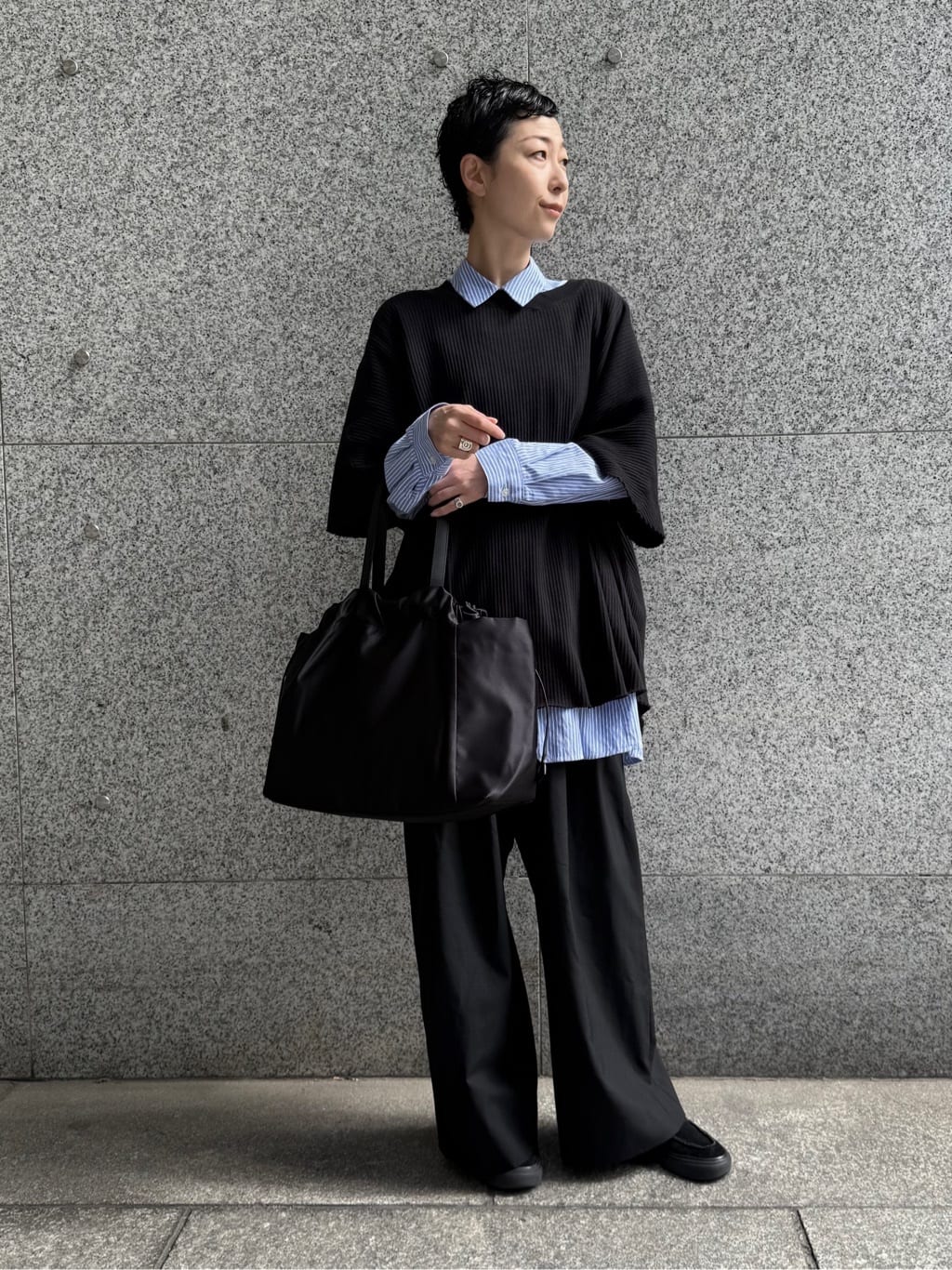 Kさんの「HIROKO HAYASHI｜LUINI SATINE（ルイーニ サティーネ）トートバッグ」を使ったコーディネート
