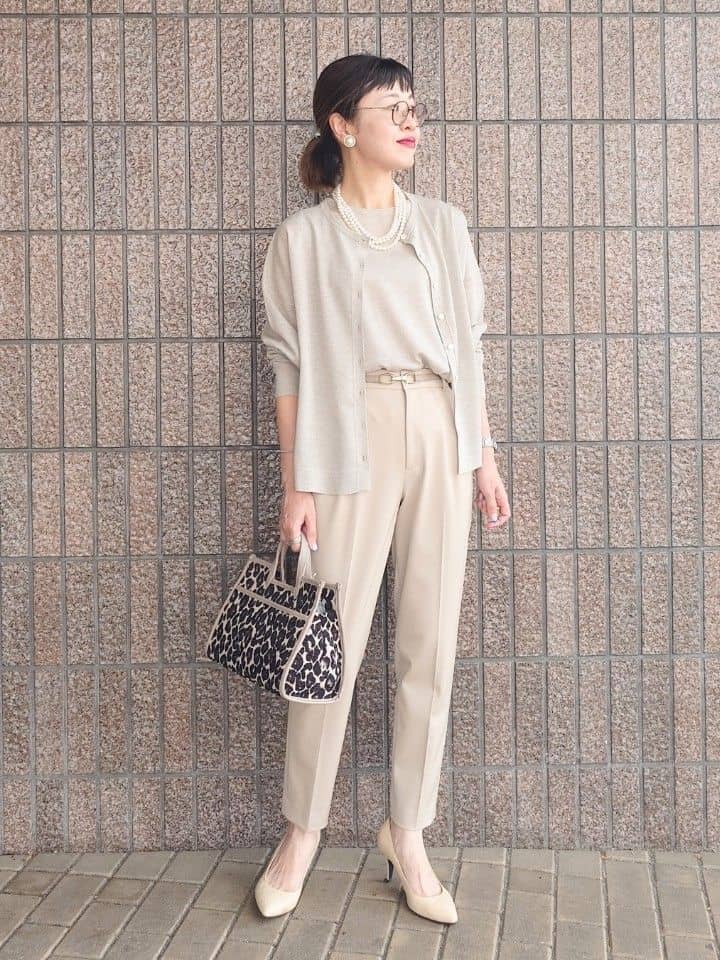 MUTSUKOさんの「UNTITLED｜【アンサンブル可/洗える】シアーノースリーブ プルオーバー」を使ったコーディネート