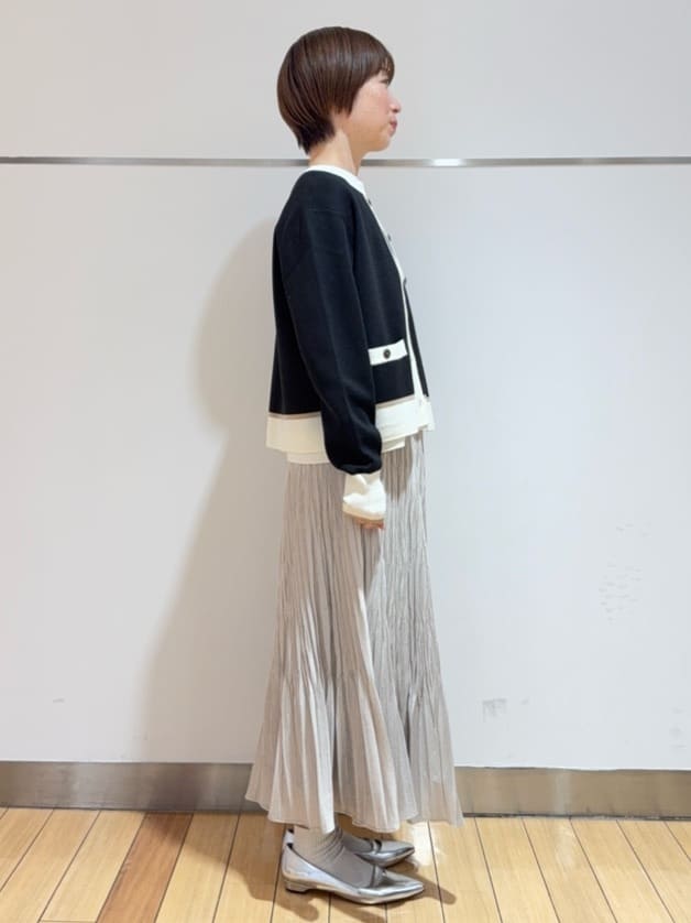 あやさんの「UNTITLED｜【アンサンブル可/洗える】ウールミラノリブニット」を使ったコーディネート