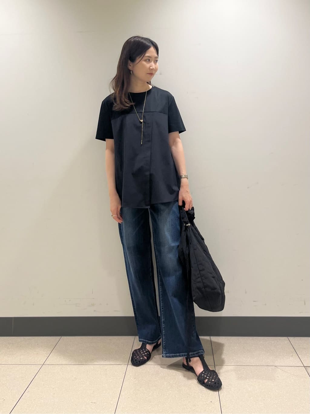 shokoさんの「INDIVI｜【洗える】ビスチェレイヤード風トップス」を使ったコーディネート