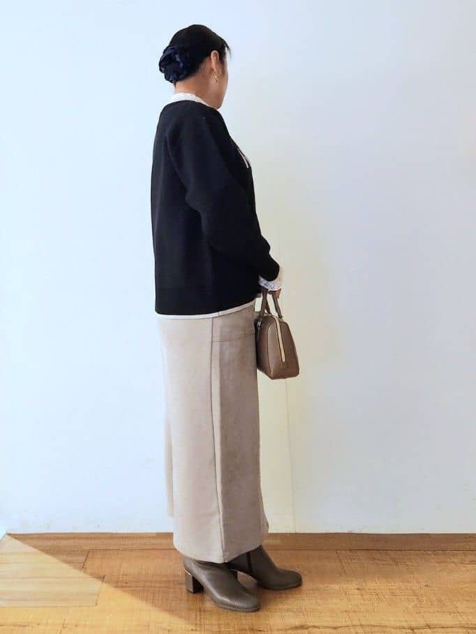 くまさんの「SHOO･LA･RUE｜【S-LL】上品なレースハイネックトップス」を使ったコーディネート