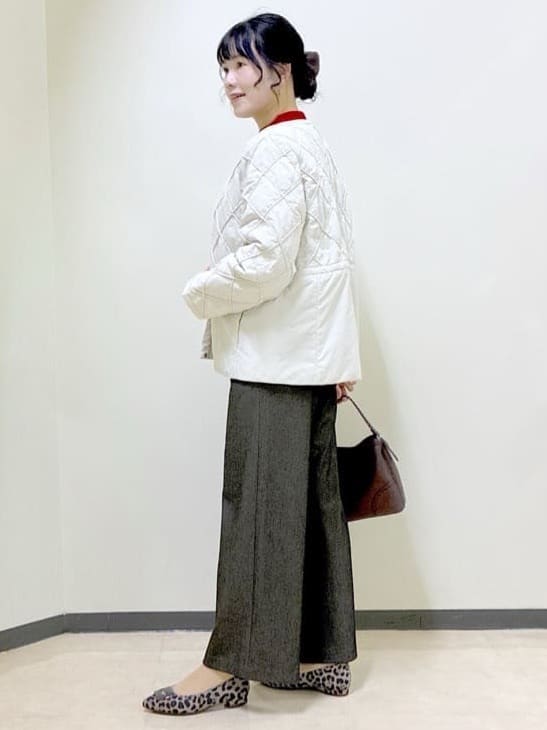  beni_gingerさんの「Reflect｜【気軽な羽織に◎】中綿キルティングショートコート」を使ったコーディネート