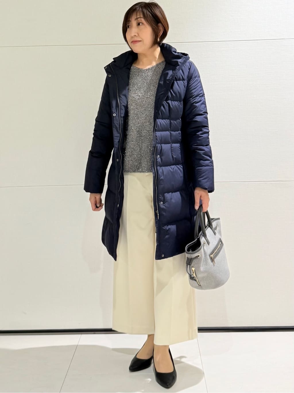 Satさんの「COUP DE CHANCE｜【手洗い可】ストレートワイドパンツ」を使ったコーディネート
