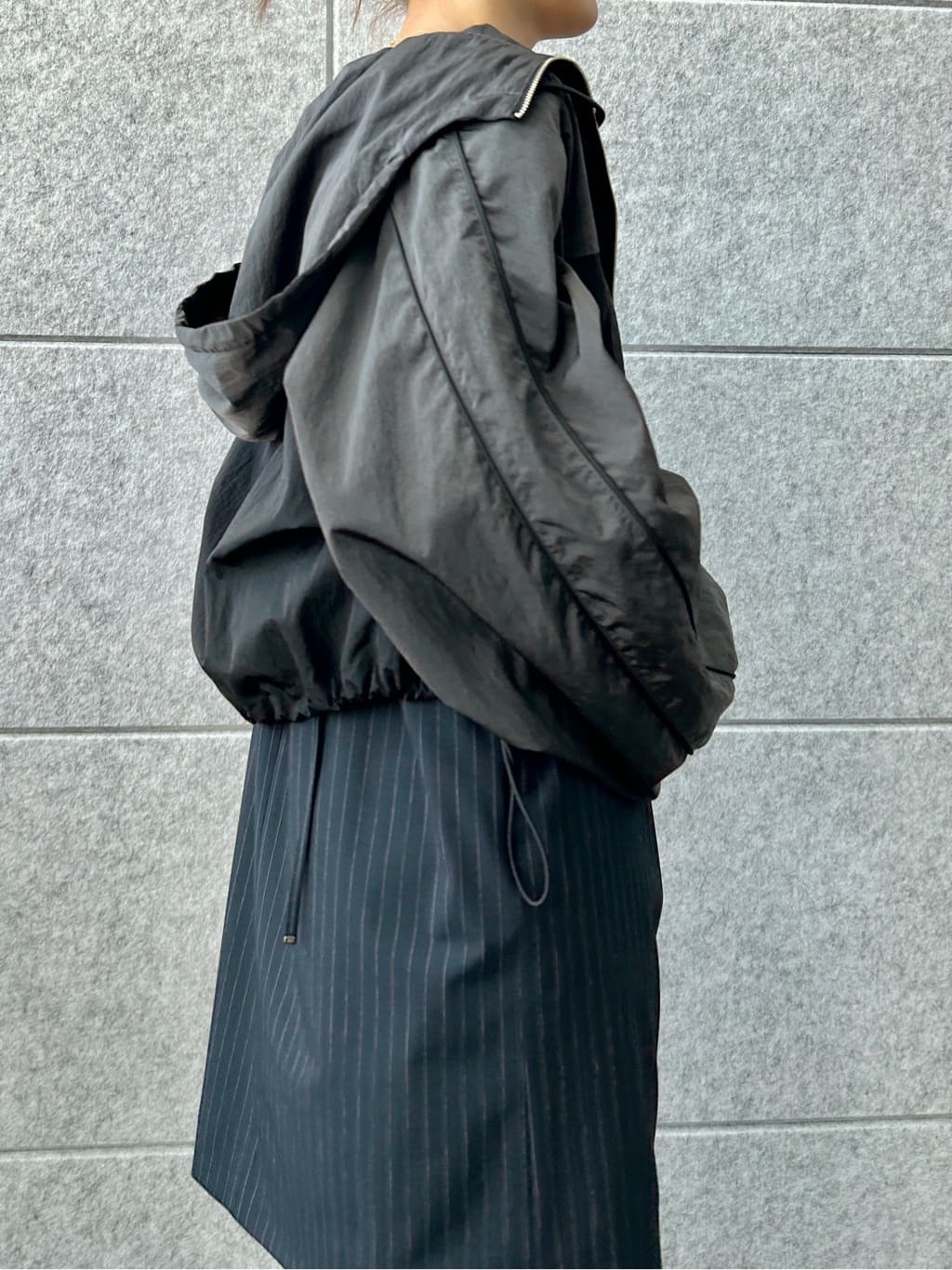harunaさんの「CODE A｜urban light crop blouson」を使ったコーディネート