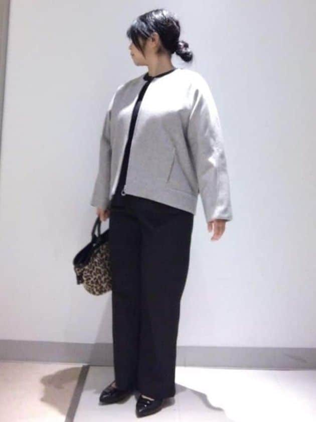sakoさんの「Reflect｜【ゆったりシルエット】ジャージメルトンコクーンジャケット」を使ったコーディネート