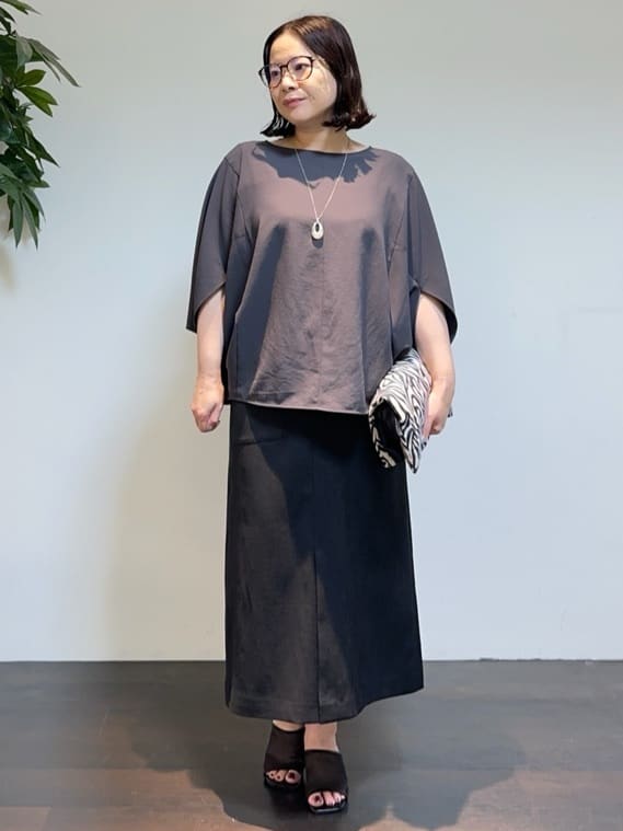 Asamiさんの「UNTITLED｜マーブルドロップネックレス」を使ったコーディネート