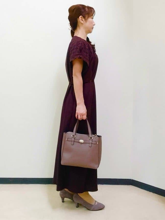 花さんの「Reflect｜カットワークレーススリーブワンピース」を使ったコーディネート
