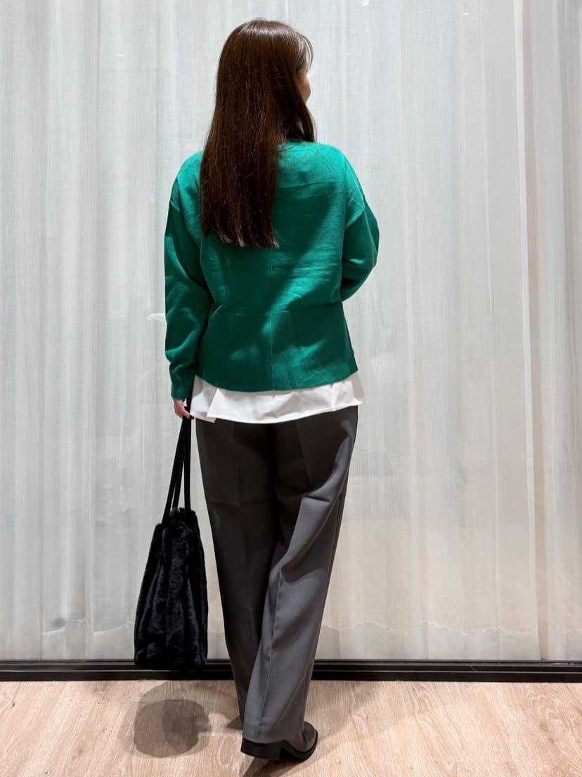 かなさんの「OPAQUE.CLIP｜《SS-LLサイズ》ストレッチ美脚イージーワイドパンツ【防シワ／洗濯機洗い可】」を使ったコーディネート