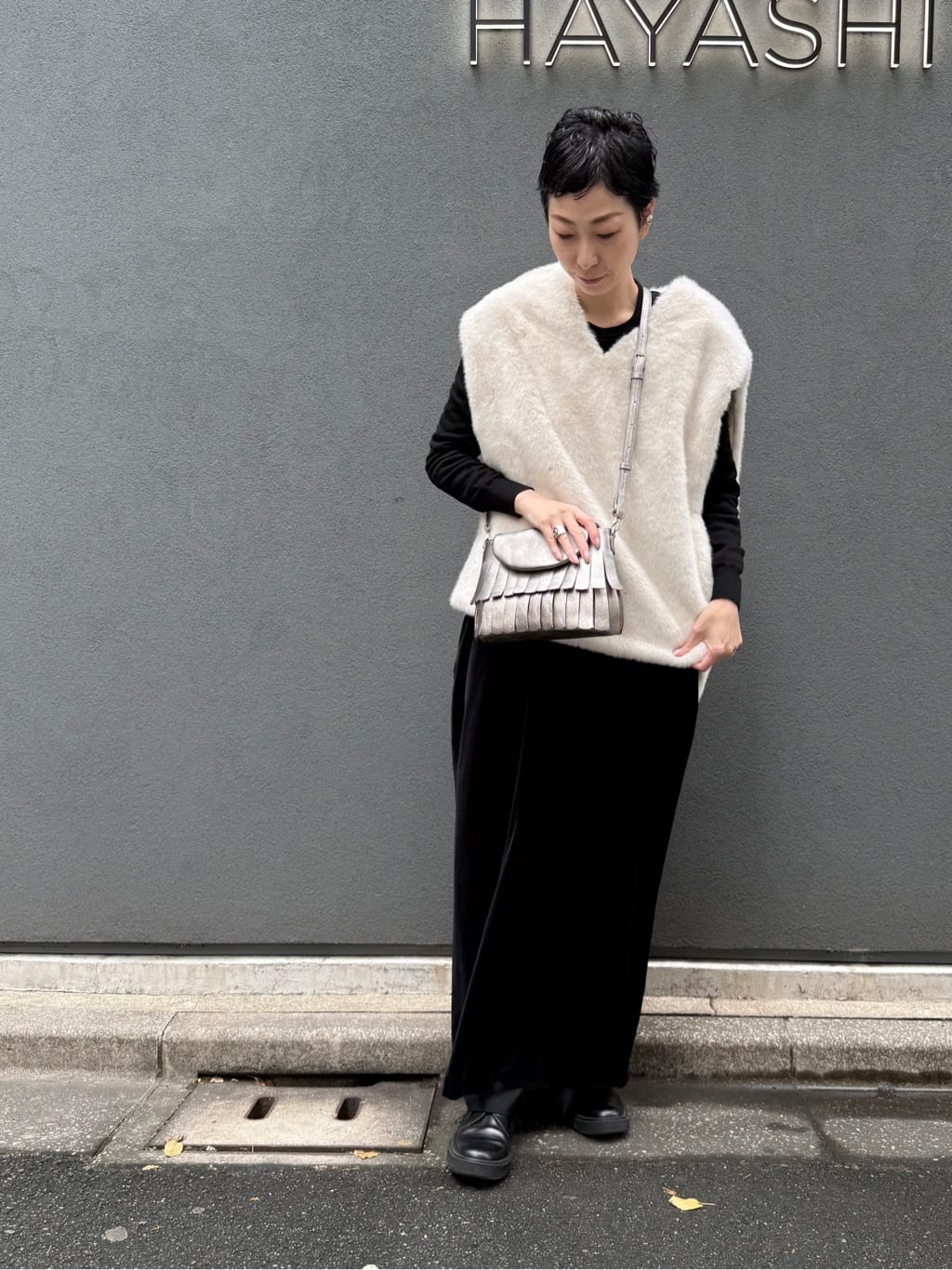 Kさんの「HIROKO HAYASHI｜FRANGIA（フランジャ）ショルダーバッグ」を使ったコーディネート