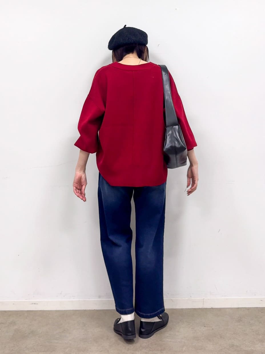 𝐜𝐡𝐢𝐤𝐚さんの「SHOO･LA･RUE｜【洗える/毛玉レス】表面がきれいなVネックカーディガン」を使ったコーディネート