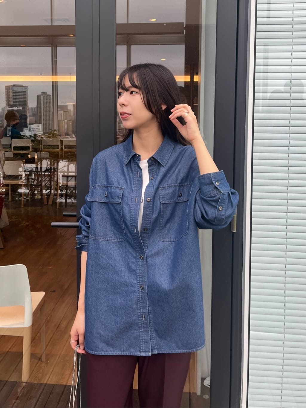 cotaniさんの「grove｜【UVカット】ロゴアソートベーシックロンT」を使ったコーディネート