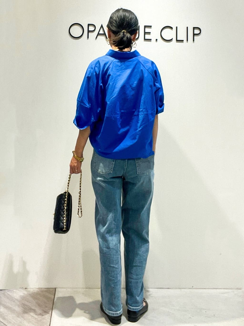 あいさんの「OPAQUE.CLIP｜切替フォルムシャツ【洗濯機洗い可】」を使ったコーディネート