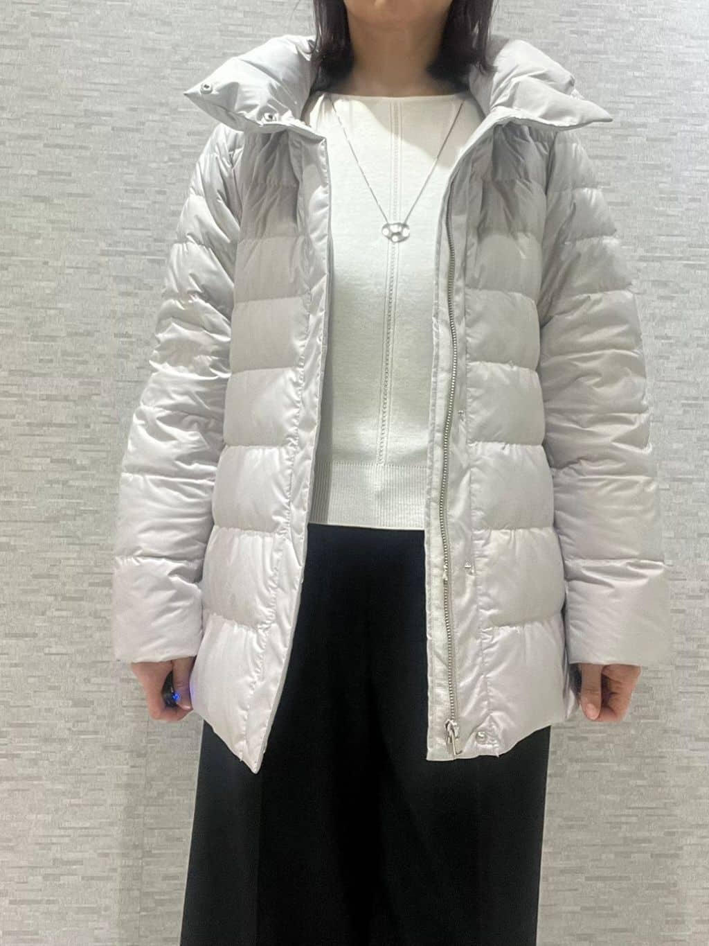 marikoさんの「Reflect｜【SS-4Lサイズ】フーデッドミドルダウンコート」を使ったコーディネート