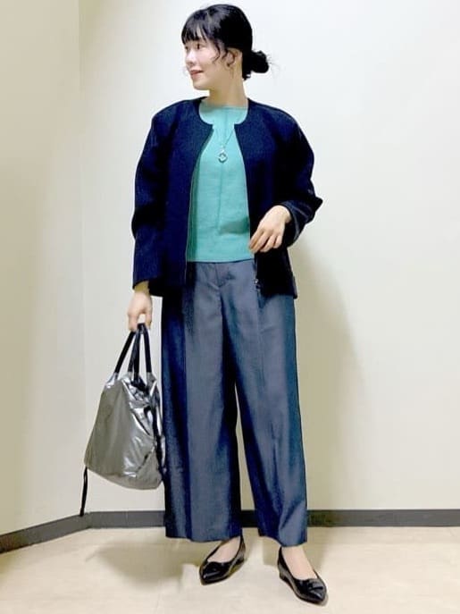  beni_gingerさんの「Reflect｜【選べる8色／スカートにもパンツにも◎】ウール混ボートネックニット」を使ったコーディネート