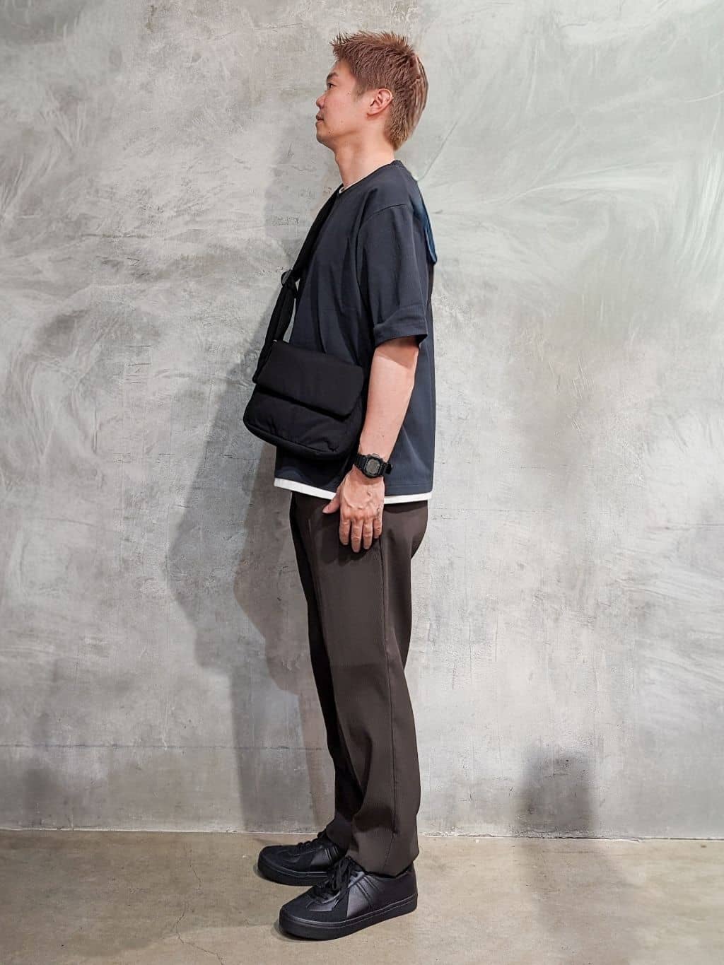 daiさんの「THE SHOP TK｜楊柳フェイクレイヤード半袖Tシャツ 【吸水速乾/毛玉になりにくい/洗濯機OK】」を使ったコーディネート