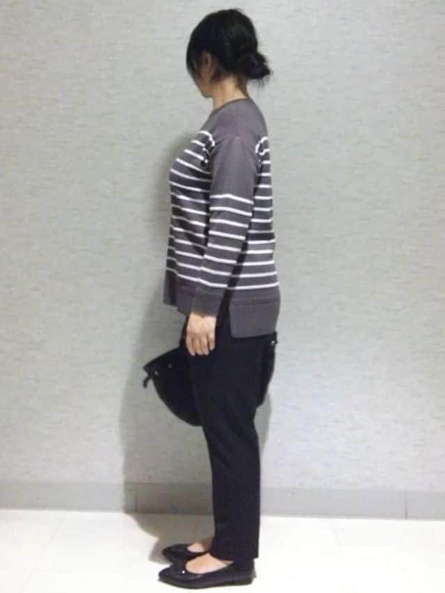 sakoさんの「Reflect｜【腰周りすっきり◎】ワイドクロップドパンツ」を使ったコーディネート