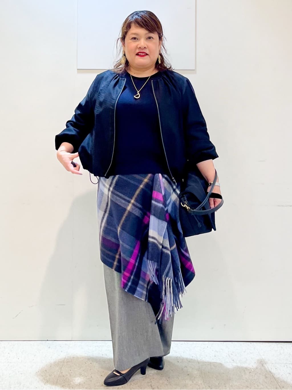 kimmyさんの「Reflect｜【すっきりシルエット】ワイドクロップドパンツ」を使ったコーディネート