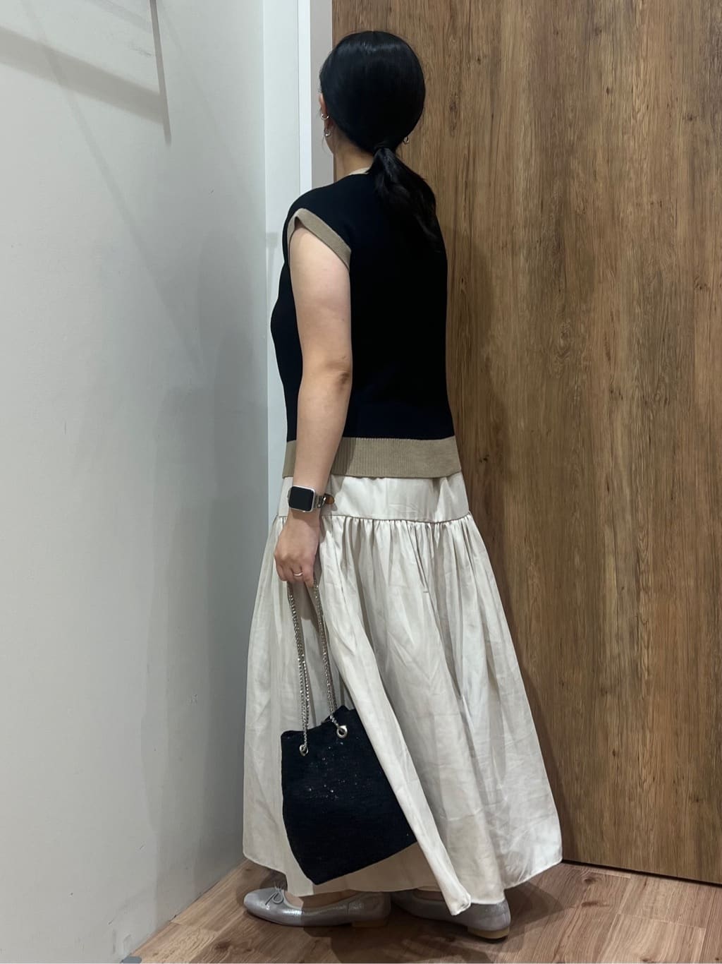 Reinaさんの「grove｜最終お値下げ！！【人間工学】つつまれフィットバレエシューズ （抗菌防臭加工裏地使用）」を使ったコーディネート
