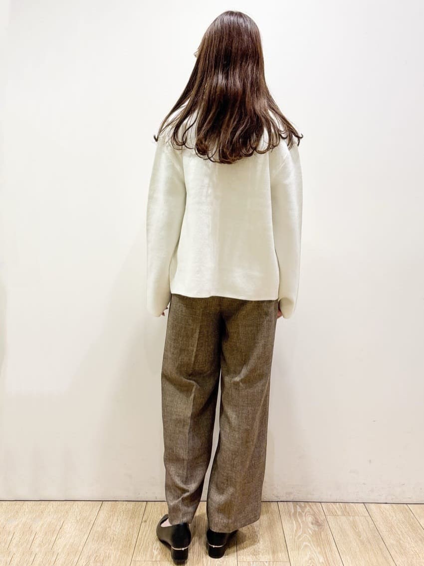 ayaさんの「index｜アシンメトリーレイヤードボウタイブラウス【洗濯機OK／イージーアイロン／防シワ】《XS～3L》」を使ったコーディネート