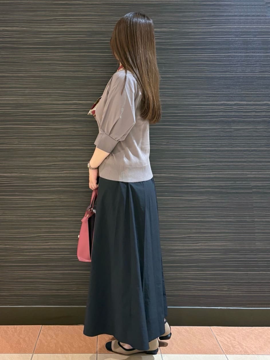 かなさんの「OPAQUE.CLIP｜【抗菌防臭加工】ニットフラットパンプス」を使ったコーディネート